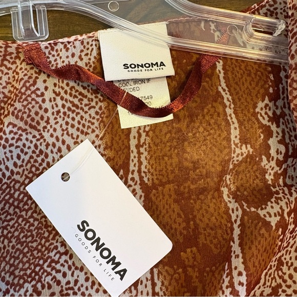 Sheer Boho Kimono Snake Print Reptile Python Rust Gradient Vacation Resort - Picture 4 of 6